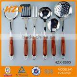 New Design Stainless Steel Kitchen Tool Set With Wooden Handle