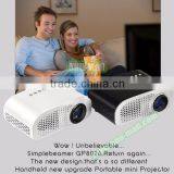 OEM Portable GP802A 100 Lumens Double HDMI HD Mini LED Projector thumbnail-5