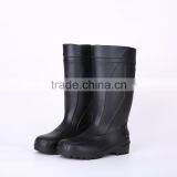 2016 Wholesale Cheap Black Safety PVC Rain Boots, Steel Toe Insert Safety Boots thumbnail-1