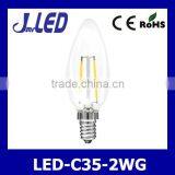 New Arrival E14 C35 Light Filament LED Candle Bulb