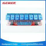 Optocoupler H/L Level Triger 12V 8-Channel Relay Module