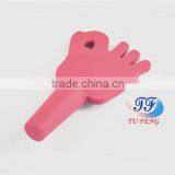 2016 Wholesale Funny Hand Shaped Silicone Bottle Stoppers for Bulk