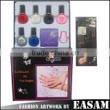 2015 New Nail Stamp Sets (4 Image Plate+1stamper &scraper+6stamping Polish) thumbnail-1