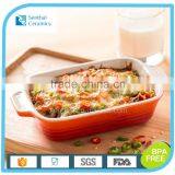Ceramic Coloured Baking Tray With Lid thumbnail-1