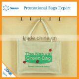 Daily Outdoor Tote Bag Custom Printed Jute Bag thumbnail-6