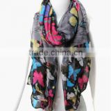 Flying Butterflys with Rose Scarf