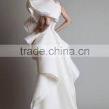 (MY20150907C) MARRY YOU New Collection Romantic Angel Sexy Short Front Long Back Wedding Dress thumbnail-3