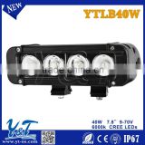 Y&T 100% optically clear light bar,7.8inch LED light bar, 24v led lamps