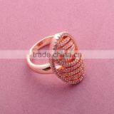 2016 Best Selling Fashion Rhinestone Crystal Oval Diamond Gold Plated Rings for Women// thumbnail-6