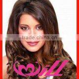 Wholesale High Quality Jerry Curl Mongolia Remy Hair Thick Remy Clip In Hair Extension