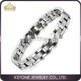 KSTONE 2015 Classic Style 316L Stainless Steel Magnetic Energy Bracelet for Men thumbnail-1