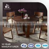Foshan Manufacturer Modern Style Wooden Dining Table In Round Shape