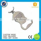 Plating Nickel Logo Custom Metal Bottle Opener Keychain