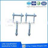Made in China/Hot dip Galvanized D iron bracket Secondary Rack link the insulator
