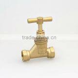 HX-2003 Luqiao Factory Supply 15mm Hot Selling Brass Stop Cock Valve thumbnail-1