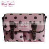 Wholesale 2015 Oilcloth Bag Ladies Cross Body Messenger Shoulder Bag Dot Pattern thumbnail-2
