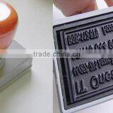 Round Colorful Small Office Automatic Rubber Date Time Stamp