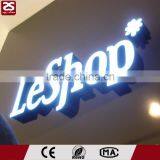 High Brightness Resin Letter Acrylic Shop Front Signage