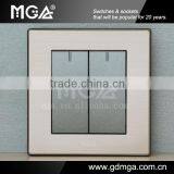 2 Gang 2 Way Switch & Light Switch & Electric Wall Switch for Home