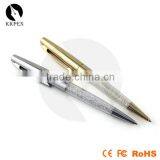 China Hot Selling Folding Gift Crystal Metal Ball Pen thumbnail-4