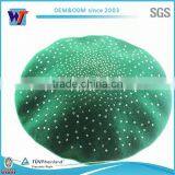 Wholesale Wool Black Pearl Beret Hat Cheap Lady Rhinestone Beret Cap thumbnail-4