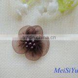 Small Ribbon Flower With Pearl for Bottle Decoration thumbnail-1