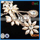 New Design! Rhinestone Memorial Crystal Personalized Ornaments for Wedding Dresses thumbnail-4