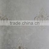 new invention Seamless wallcovering 2.8m width fabric back wallpaper zHM-6216