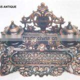 Ink Stand Brass Antique thumbnail-1