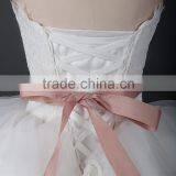 RSW913 Tulle Ruffle Skirt Vintage Lace Express Wedding Dress Bridal Ball Gown thumbnail-4