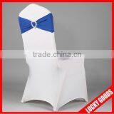 Royal Blue Decorative Wedding Lycra Chair Covers and Sashes Wholesale thumbnail-1