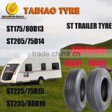 China Tire Manufacturer ST Bias Caravan Trailer Tyre ST175/80D13 ST205/75D14 ST205/75D15 ST225/75D15 ST235/80D16 Trailer Tire thumbnail-2