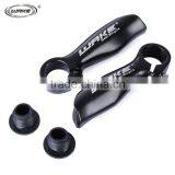 WAKE Paired Utility Black Handlebar Bar End Aluminum Alloy Glossy MTB Bike Rubber Lock-on Cover Bicycle Accessories Parts thumbnail-1