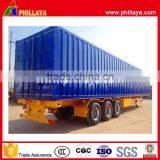 Phillaya 2 or 3 Axle Shipping Container Trailers 20ft 53feet Skeleton 40 ft Flatbed Container Semi Trailer for Sale thumbnail-2