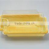 Yellow Disposable Plastic Food Container With Lid thumbnail-3