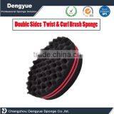 Oval Double Side Hair Twist Sponge Nudred Hair Twist Sponge for Dreads Afro Locs thumbnail-5