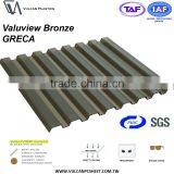 Transparent Polycarbonate Corrugated Bronze Roofing Sheet (Valuview Bronze GRECA) thumbnail-2