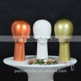 Fashion Abstract Fiberglass Faceless Mannequin Head for Hat and Wig Display thumbnail-5