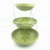 Plastic 3 Tier Fruit Tray, Sushi Divider Plate With Stealth Magnet Parts Fold thumbnail-2