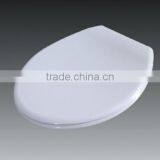 UIC-PP5009 Round/ Enlongated PP Toilet Seat Cover Soft Close, Soft Slow Close White Toilet Seat, PolyPropylene Toilet Seat thumbnail-1