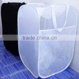 Store More Simple Design Mesh Pop up Laundry Hamper With Handle thumbnail-1