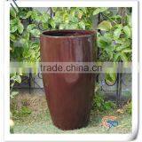 Wholesale Poly Resin Contemporary Round Flower Garden Pots thumbnail-2