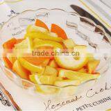 Elegant Glass Plate Salad Glass Bowl,Personalized Glass Fruit Bowl. thumbnail-4
