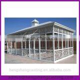 Garden Supplier Antique Galvanized Steel Garden Greenhouses thumbnail-6