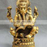 Home Decoration Ganesha Statue in Bronze thumbnail-1