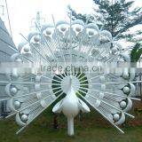 Stainless Steel Garden Animal Sculpture ,Stainless Steel Peacock Sculpture thumbnail-1