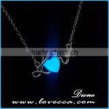 Hot Selling Women Jewelry Luminous Love Style Glowing Heart Necklace thumbnail-2