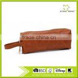 Bright Crack Brown Leather Store More Bags With Side Handle thumbnail-1