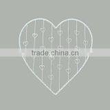 Large Jewelry Organizer Hanging Heart Shape Earring Holder thumbnail-2