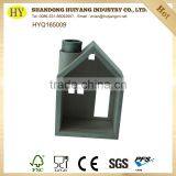 Shabby Chic House Shape Christmas Wooden Decoration on Sale thumbnail-4